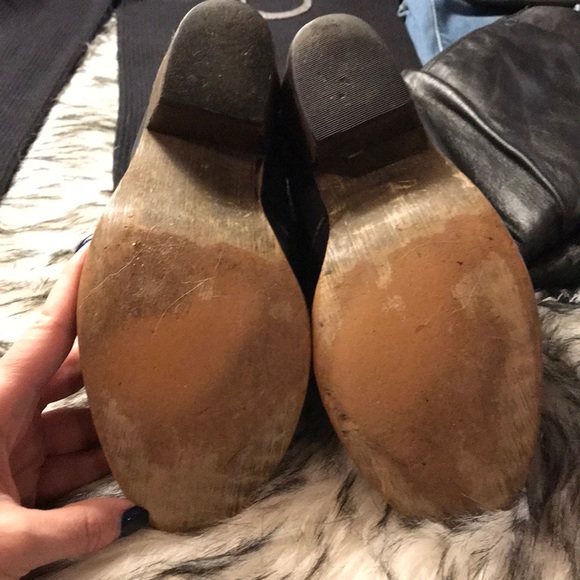 Steve Madden Leather 90’s Slouchy Boots - Removable Strap - Picture 6 of 6